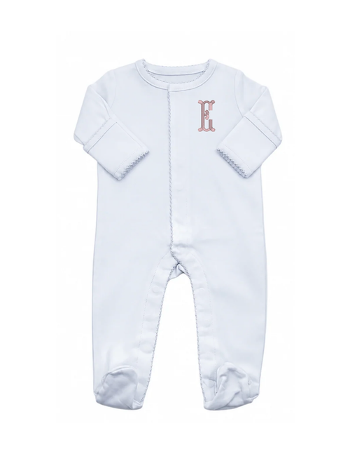 Picot Trim Baby Footie