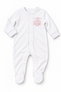 Picot Trim Baby Footie