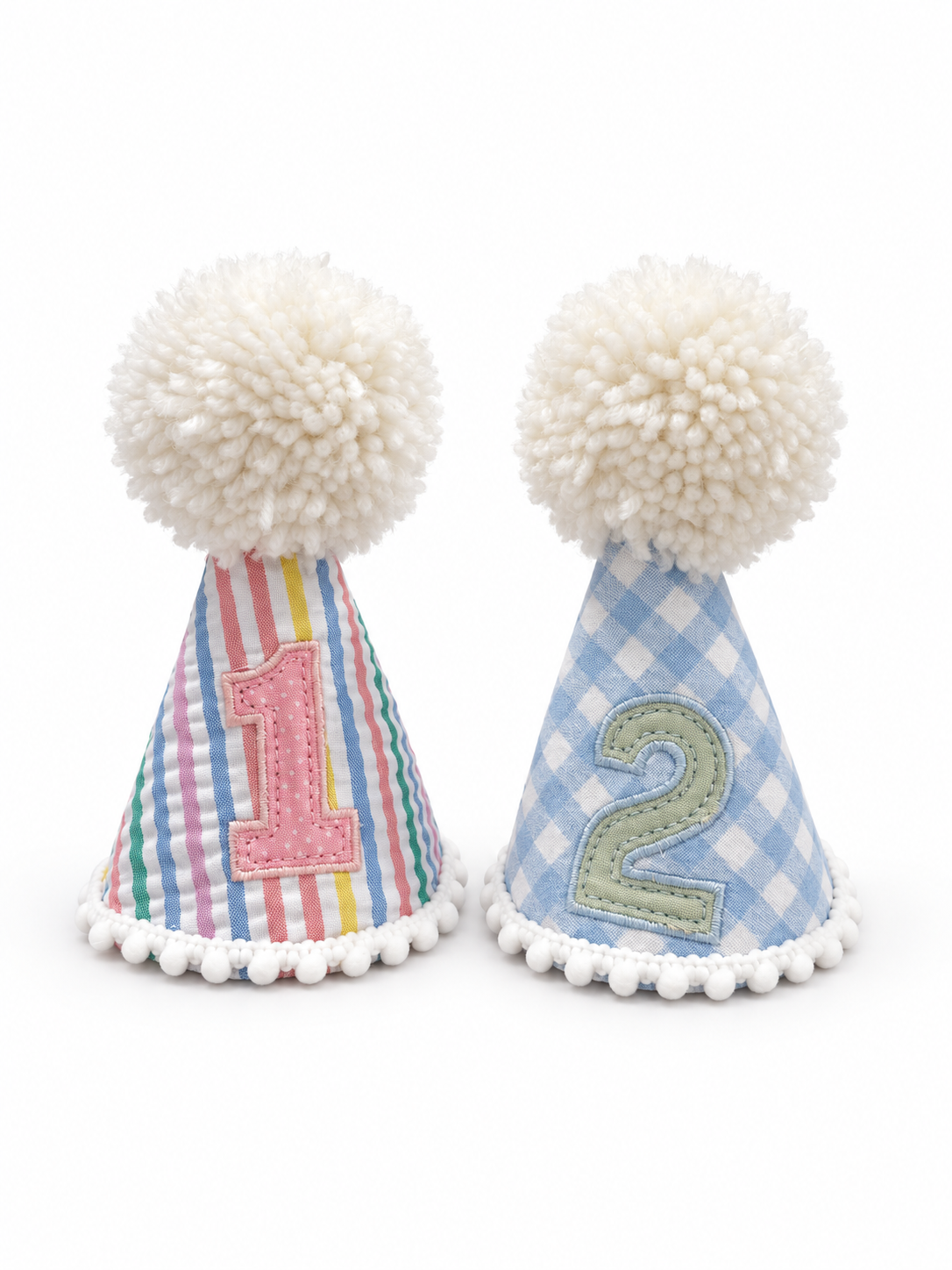 Birthday Party Hat with Appliqué Number