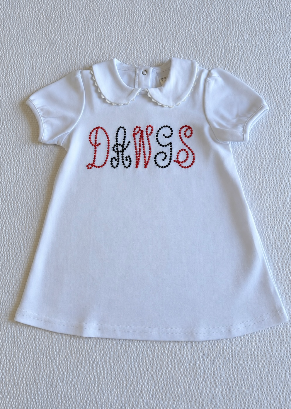 DAWGS Dress with Picot Collar
