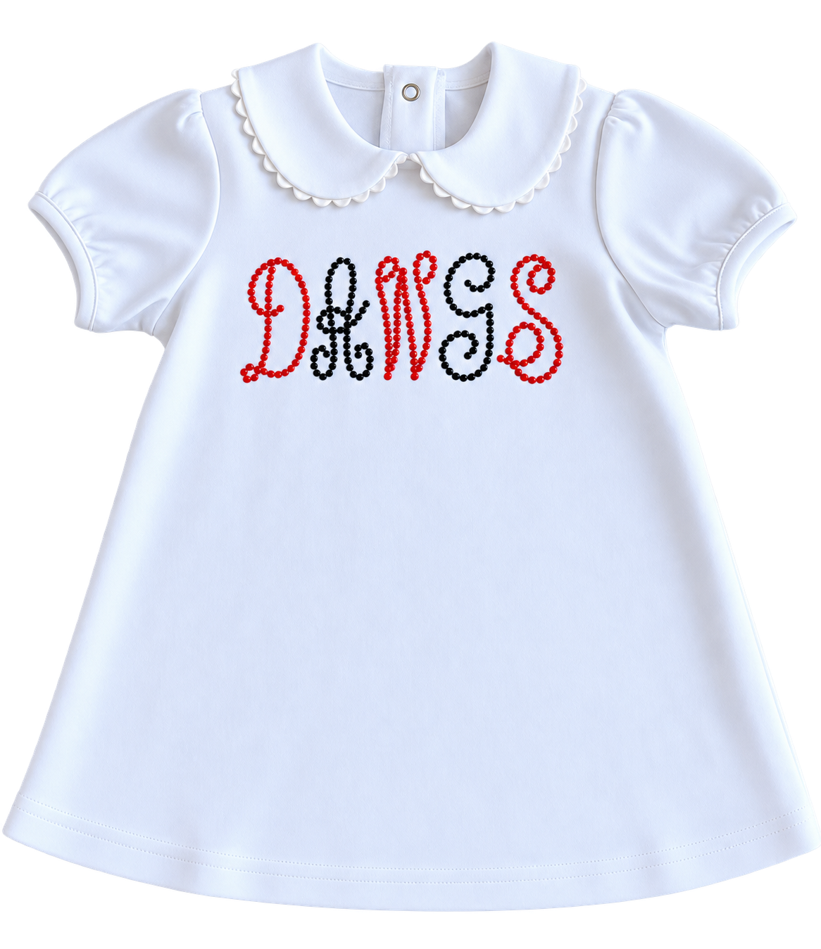 DAWGS Dress with Picot Collar