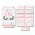 Monthly Milestone Cards - Floral