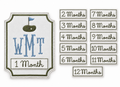 Monthly Milestone Cards - Golf