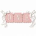 Girls 1st Birthday High Chair Banner