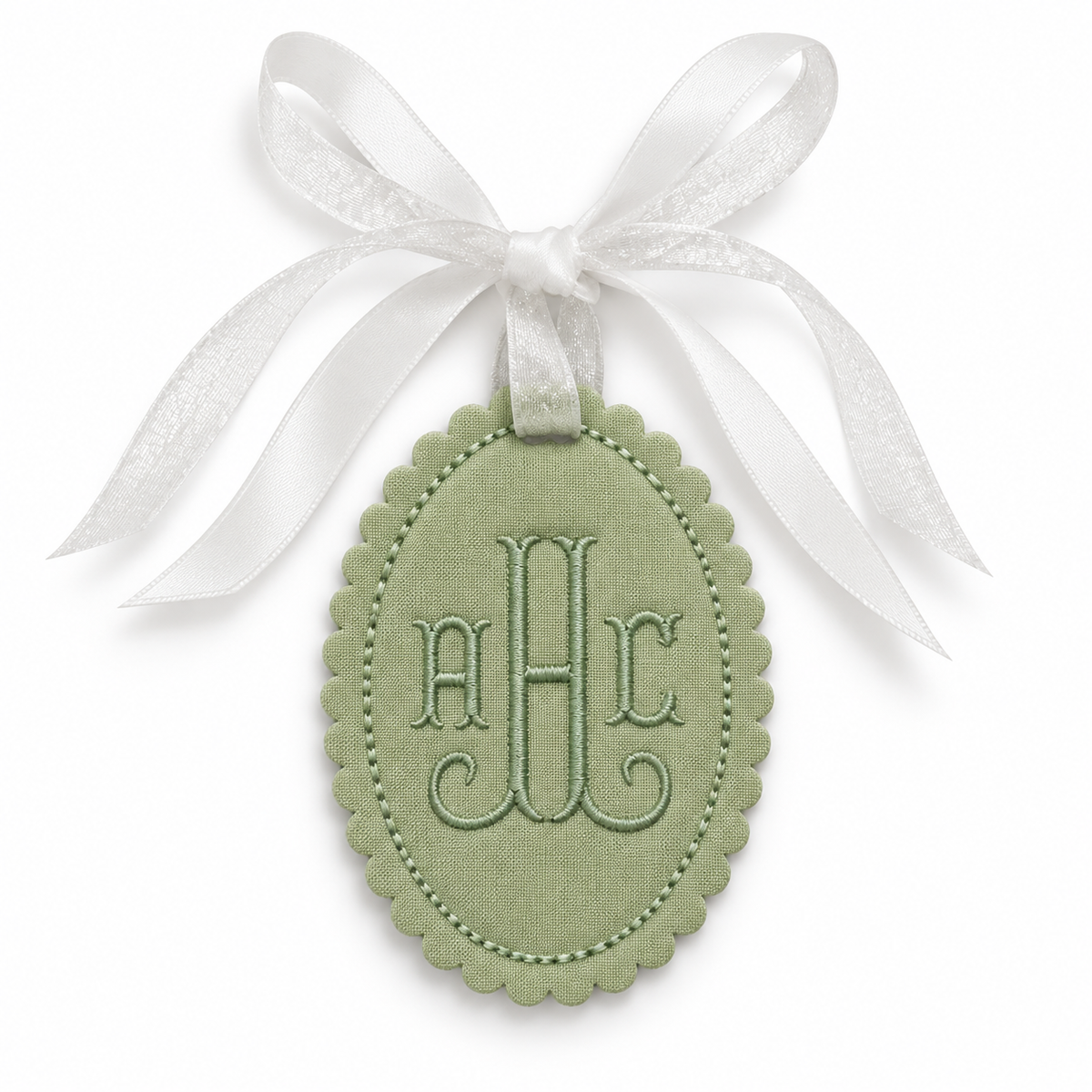 Ornament - Oval Monogram