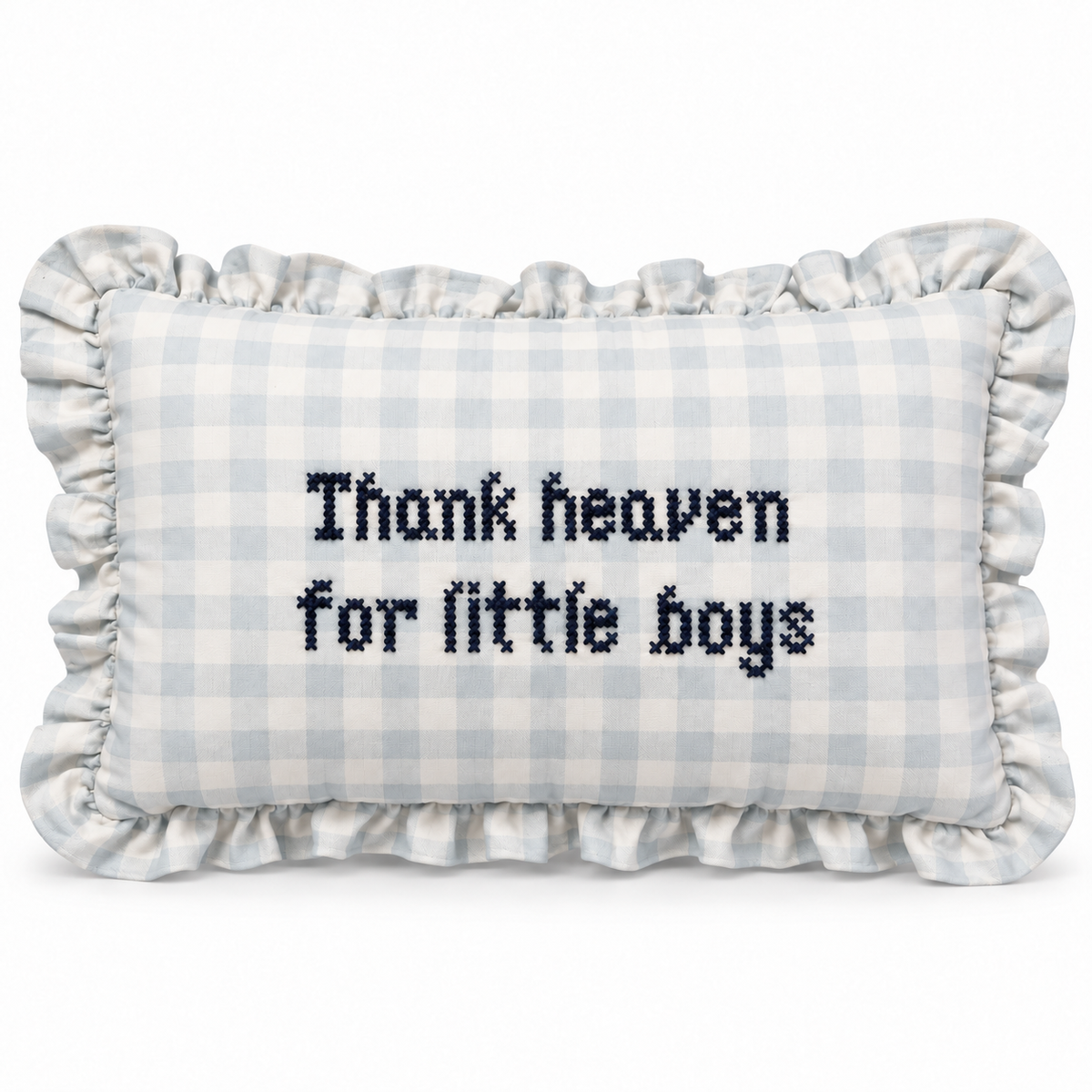 'Thank Heaven For Little Boys' Pillow