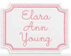 Baby Name Plaque