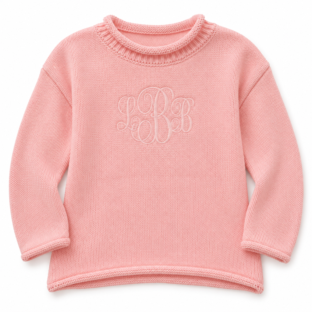Monogram Roll Neck Sweater