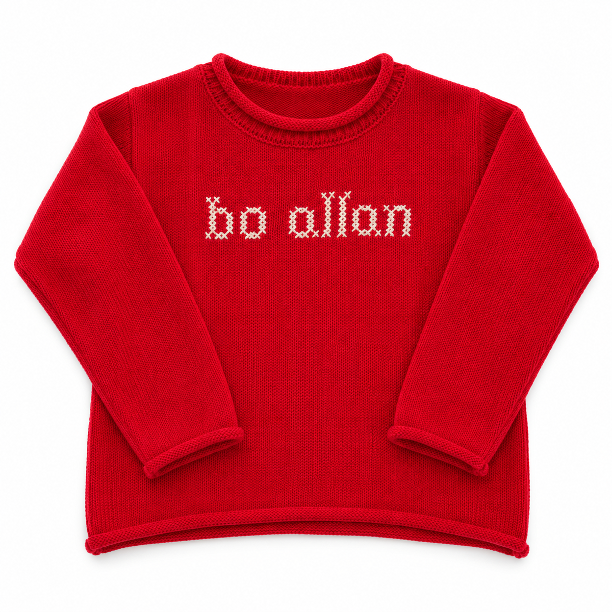 Cross Stitch Roll Neck Sweater