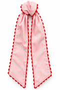 Pink Stripe Wreath Sash
